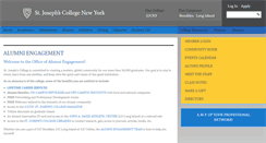 Desktop Screenshot of alumni.sjcny.edu